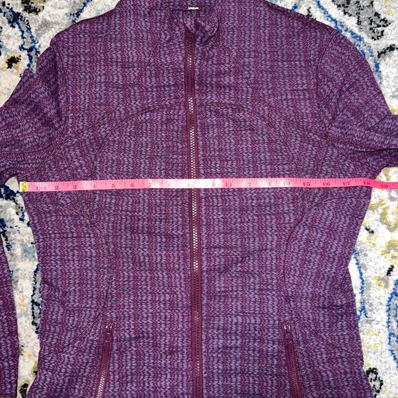 Lululemon Women's  Forme Jacket *Cuffins Ziggy Wee September Plum - Picture 8 of 9